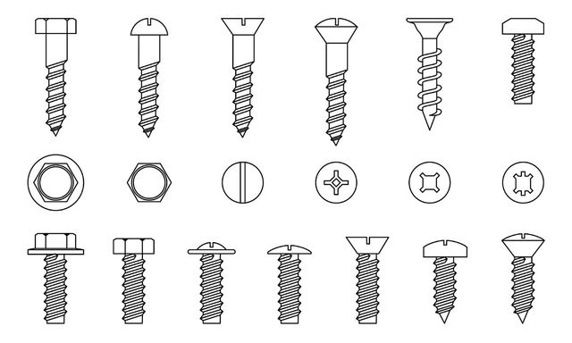 Types of on sale machine screws